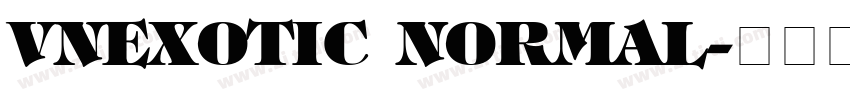 VnExotic Normal字体转换